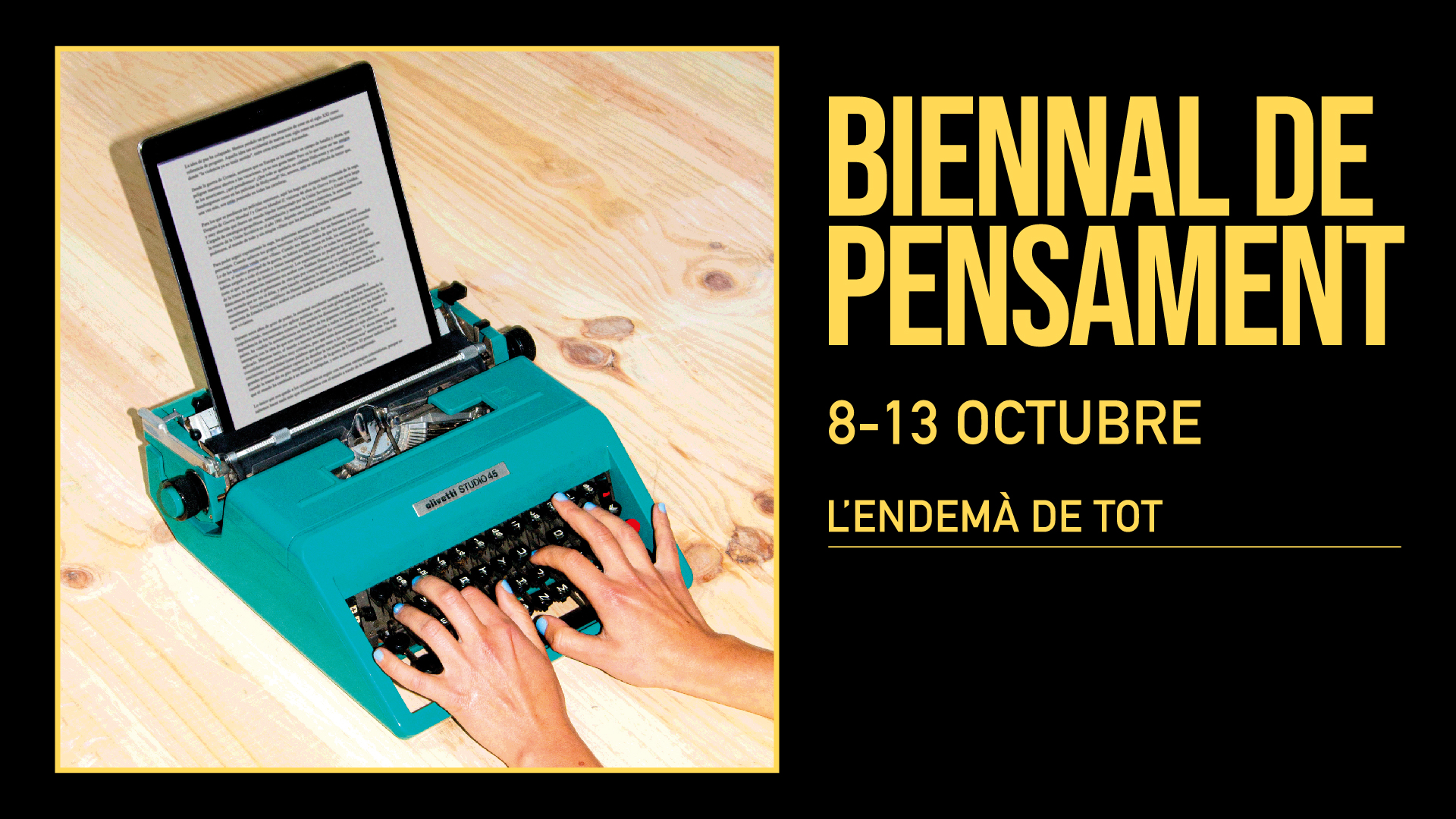 La Bienal de Pensamiento es .barcelona